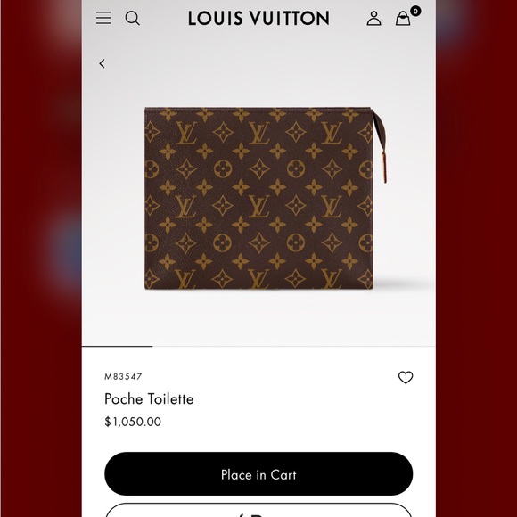 LOUIS VUITTON Monogram Poche Toilette NM - Picture 6 of 6